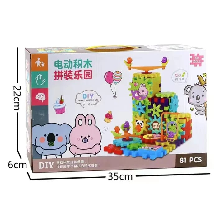 Lallafy Building Blocks (Bulk) | Creative Construction Block Set | Educational STEM Learning Toy for Kids