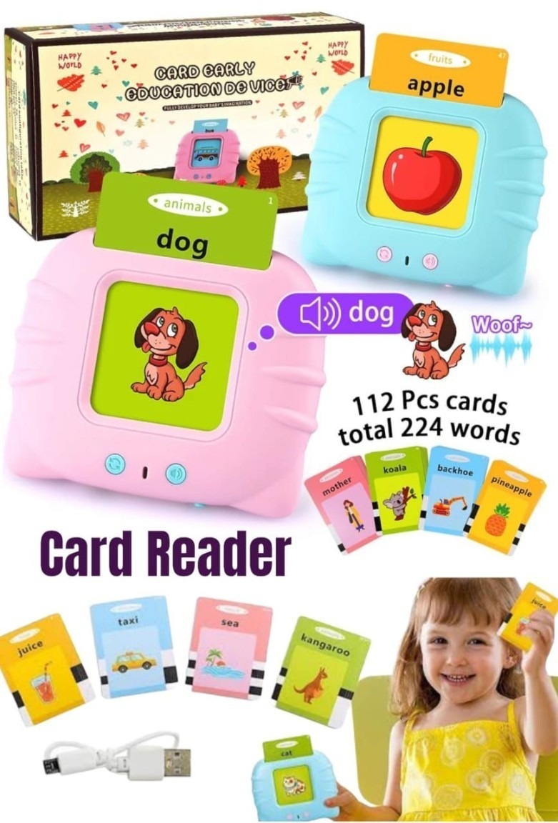Card Device Toy for Kids | Educational Swipe Card Machine with Light & Sound | Pretend Play Learning Toy for Boys & Girls