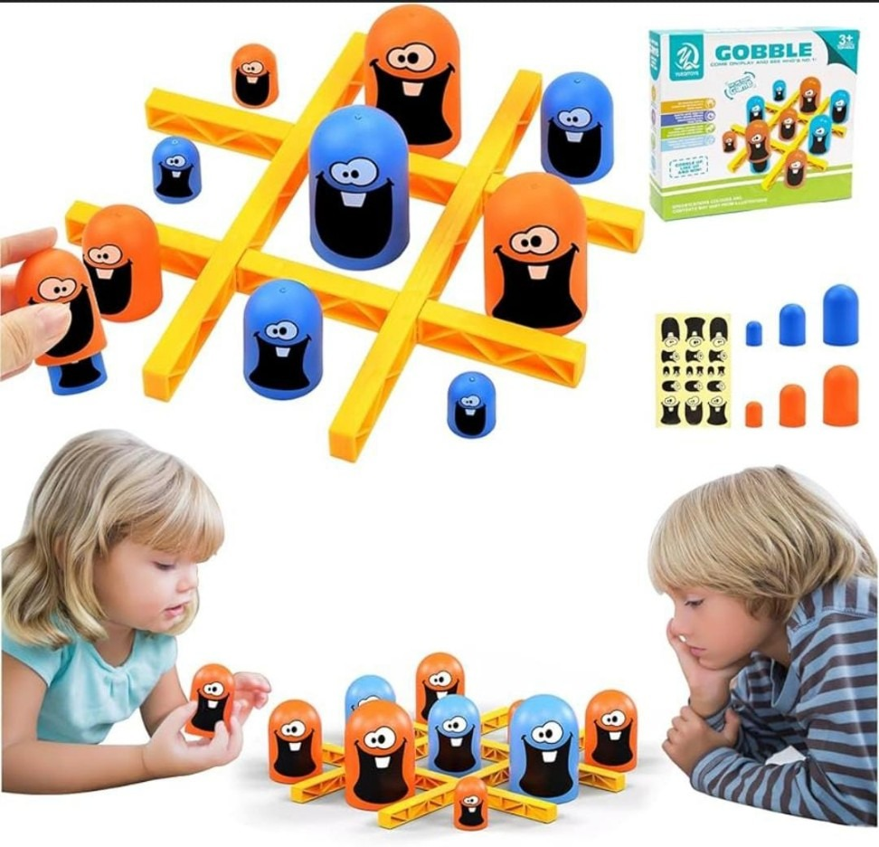 Lallafy Gobble Game for Kids | Educational Strategy Board Game | Fun Brain Development Puzzle Toy for Boys & Girls