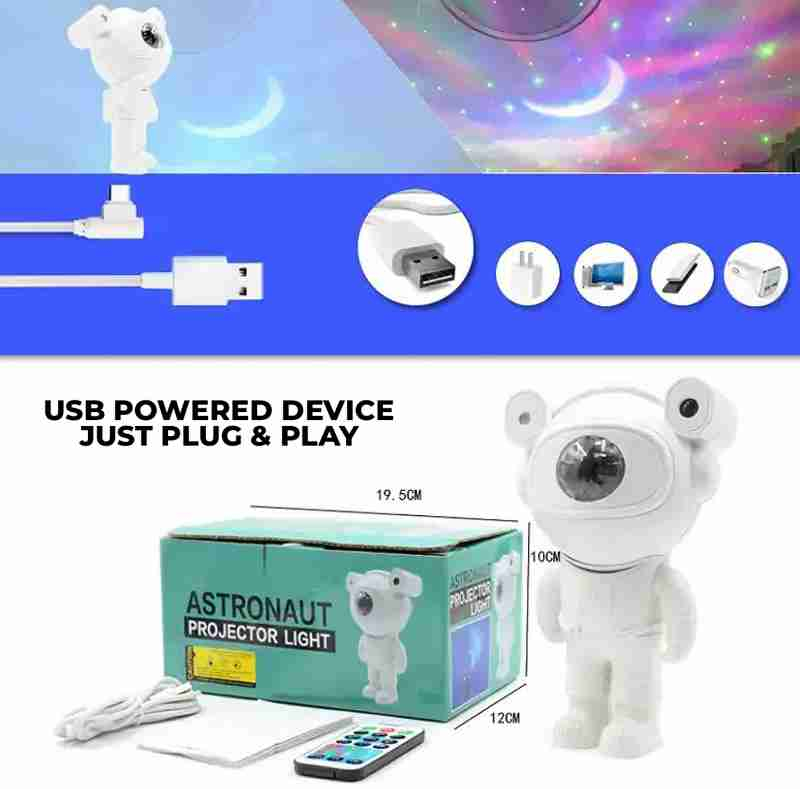 Lallafy Projector Light Colour Toy (Bulk) | LED Projection Lamp with Colorful Light Effects | Educational Night Light & Entertainment Toy for Kids