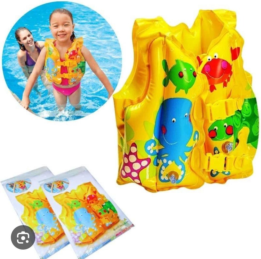 Premium Kids Swimming Vest for Pool & Water Fun | Safe Inflatable Swim Jacket for Boys & Girls Outdoor Activities