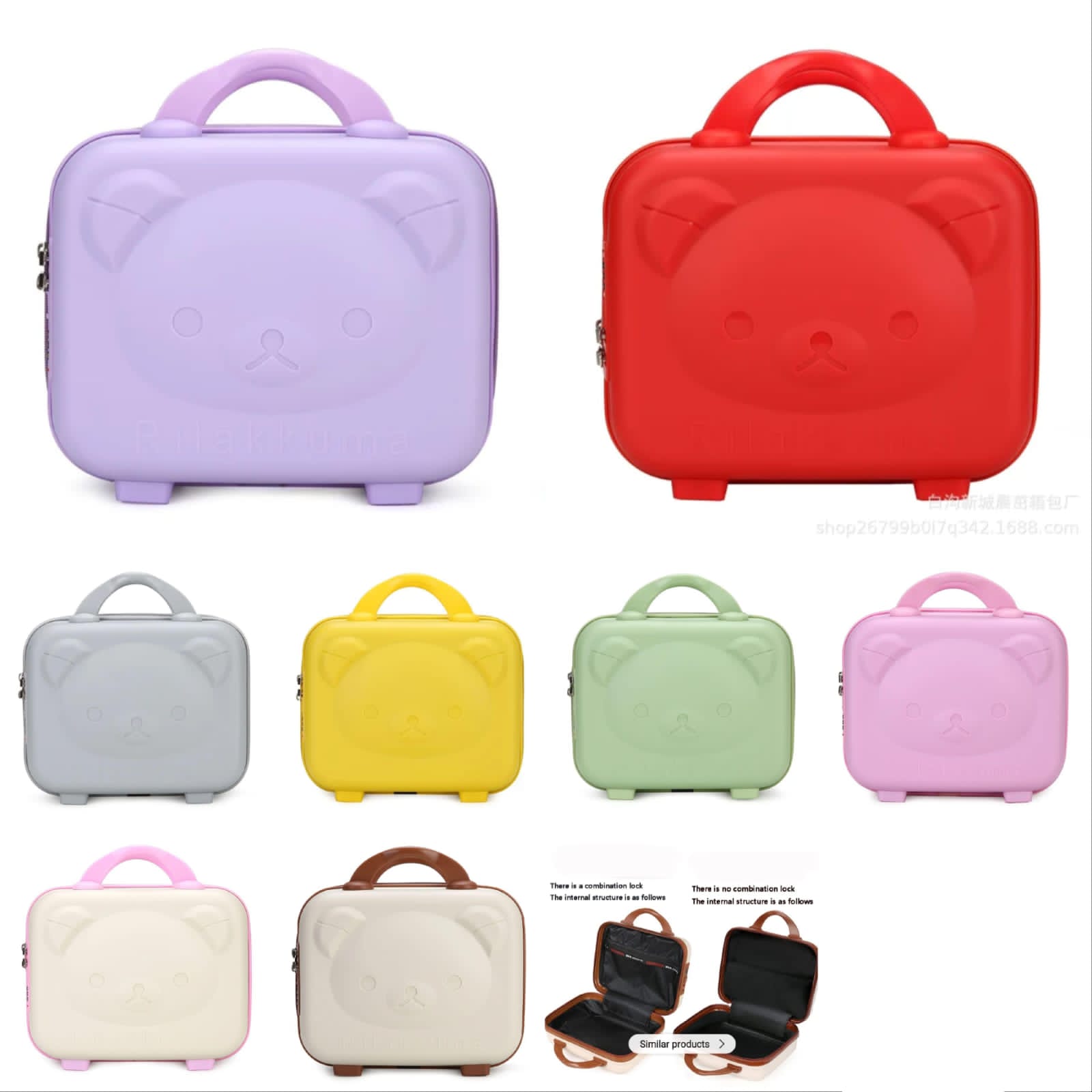 Lallafy Travel Bag Set (Bulk) | Pretend Play Travel Luggage Toy for Kids | Educational Roleplay Adventure Toy