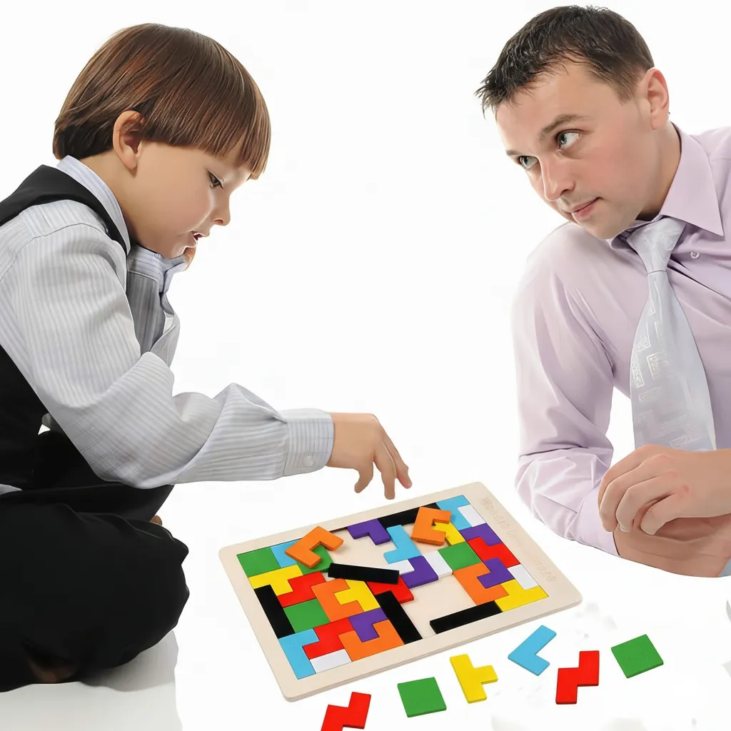 Wooden Puzzle for Kids | Educational Jigsaw Learning Puzzle Toy | Shape Matching & Brain Development Toy for Boys & Girls
