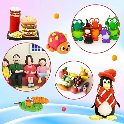 Air Dry Clay (24 Pcs)