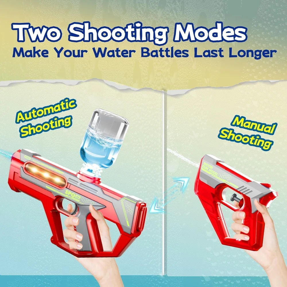 Red Electric Holi Gun