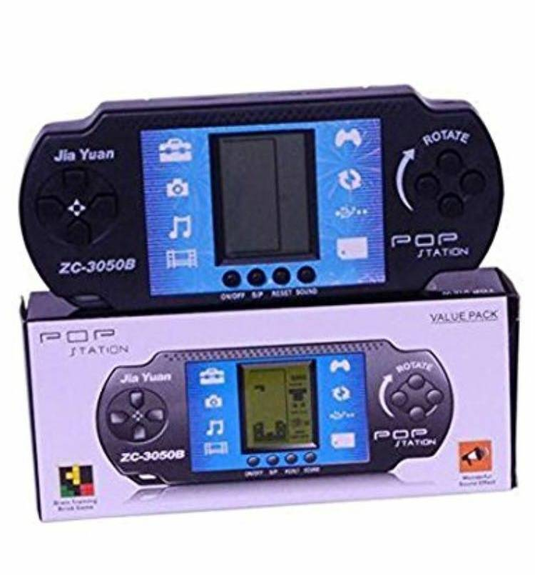 Premium POP Station Handheld Video Game Console 85 for Kids | Portable Retro Gaming Device with Built-in Games & LCD Screen