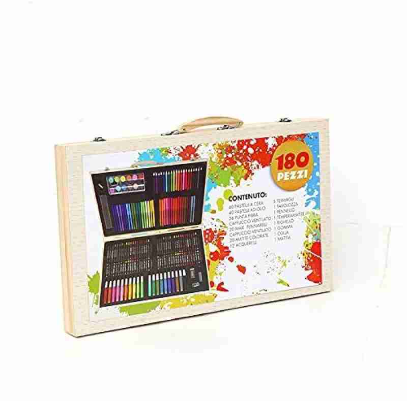 Wooden Colour Kit for Kids | Educational Art & Craft Coloring Set | Creative Painting Kit for Boys & Girls