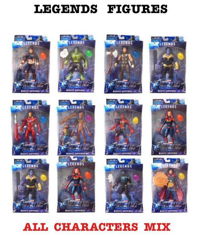 Lallafy Legends Figures Set (Bulk) | Action Hero Collectible Figures for Kids | Adventure Roleplay Toy Set for Boys & Girls