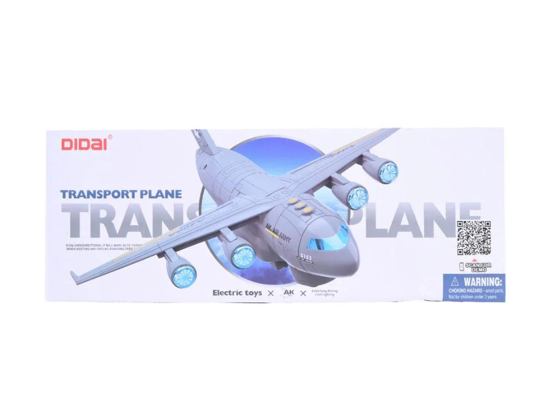 Lallafy Funny Transport Aircraft (Bulk) | Airplane Carrier Transport Toy with Mini Vehicles | Educational Adventure Toy for Kids