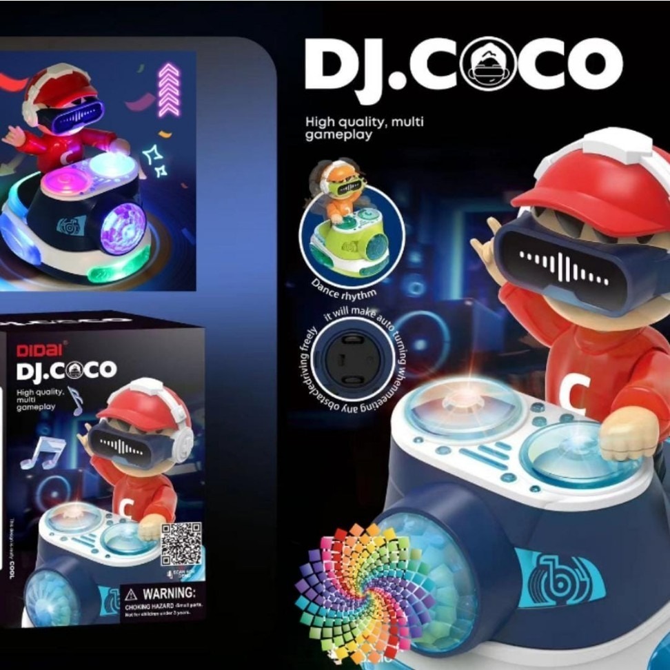 DJ Coco Musical Toy for Kids | Dancing Light & Sound Interactive Toy | Battery Operated Entertainment Toy for Boys & Girls