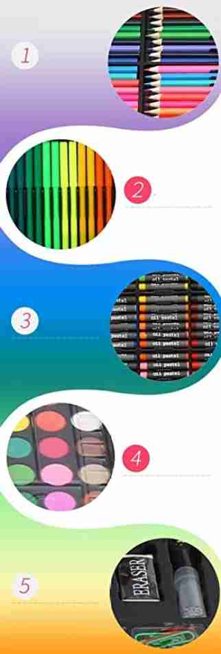 Wooden Colour Kit for Kids | Educational Art & Craft Coloring Set | Creative Painting Kit for Boys & Girls