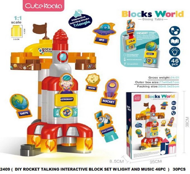 Lallafy Blocks World (Bulk) | Creative Building Blocks Construction Set | Educational STEM Learning Toy for Kids
