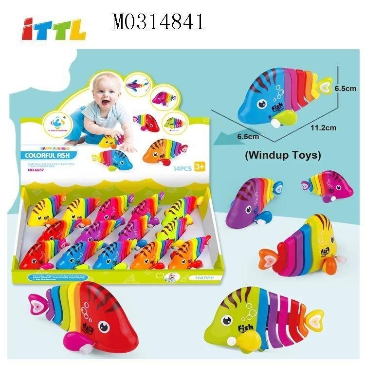 Premium 14 PCS Colourful Fish Box Toy Set for Kids | Fun Fishing Game with Colorful Mini Fish & Learning Play Activities