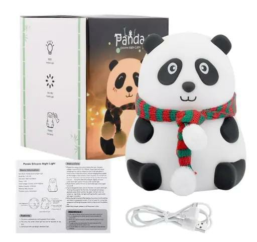 Lallafy Panda Lamp (Bulk) | Cute LED Night Light for Kids | Soft Glow Decorative Table Lamp for Bedroom & Nursery