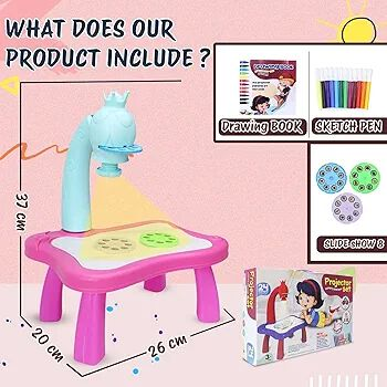 Lallafy Projector Painting Set (Bulk) | Educational Drawing & Tracing Projector Toy | Creative Art Learning Kit for Kids