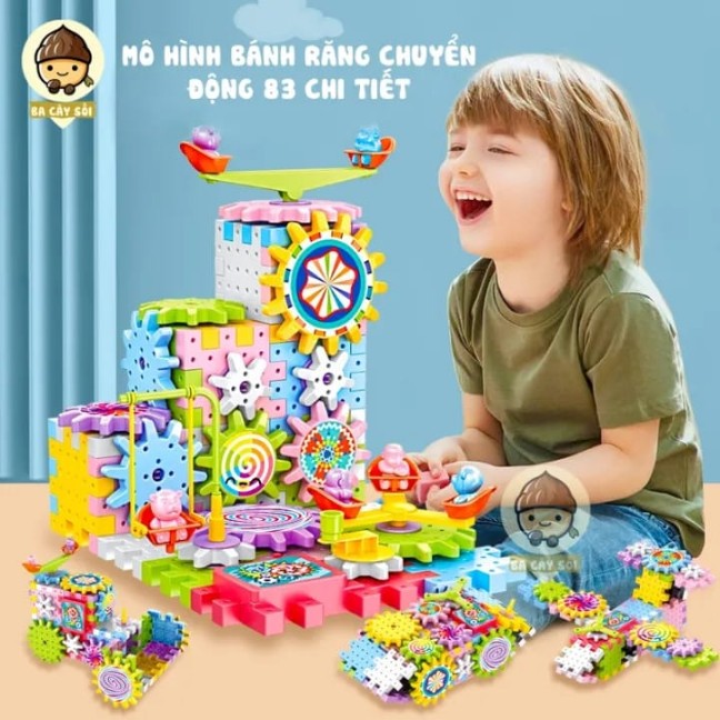 Lallafy Building Blocks (Bulk) | Creative Construction Block Set | Educational STEM Learning Toy for Kids
