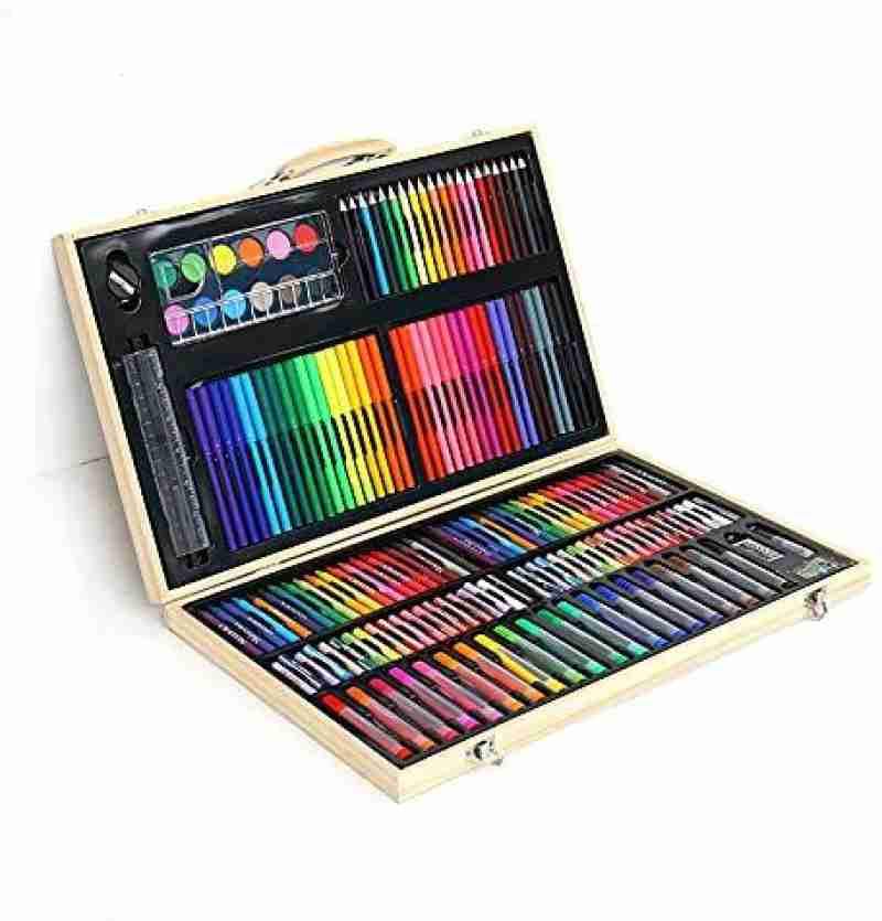 Wooden Colour Kit for Kids | Educational Art & Craft Coloring Set | Creative Painting Kit for Boys & Girls